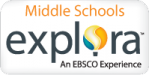 Explora for Middle Schools logo button